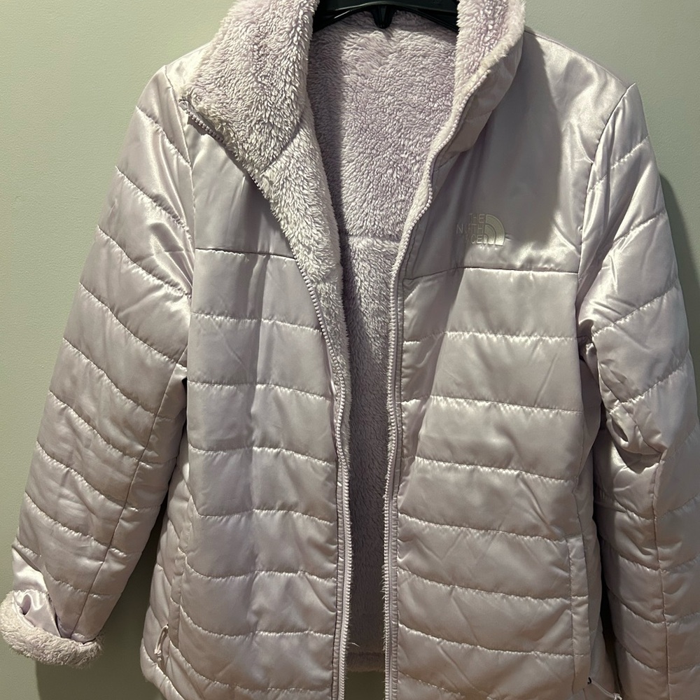 The North Face Quilted Jacket in Light Purple